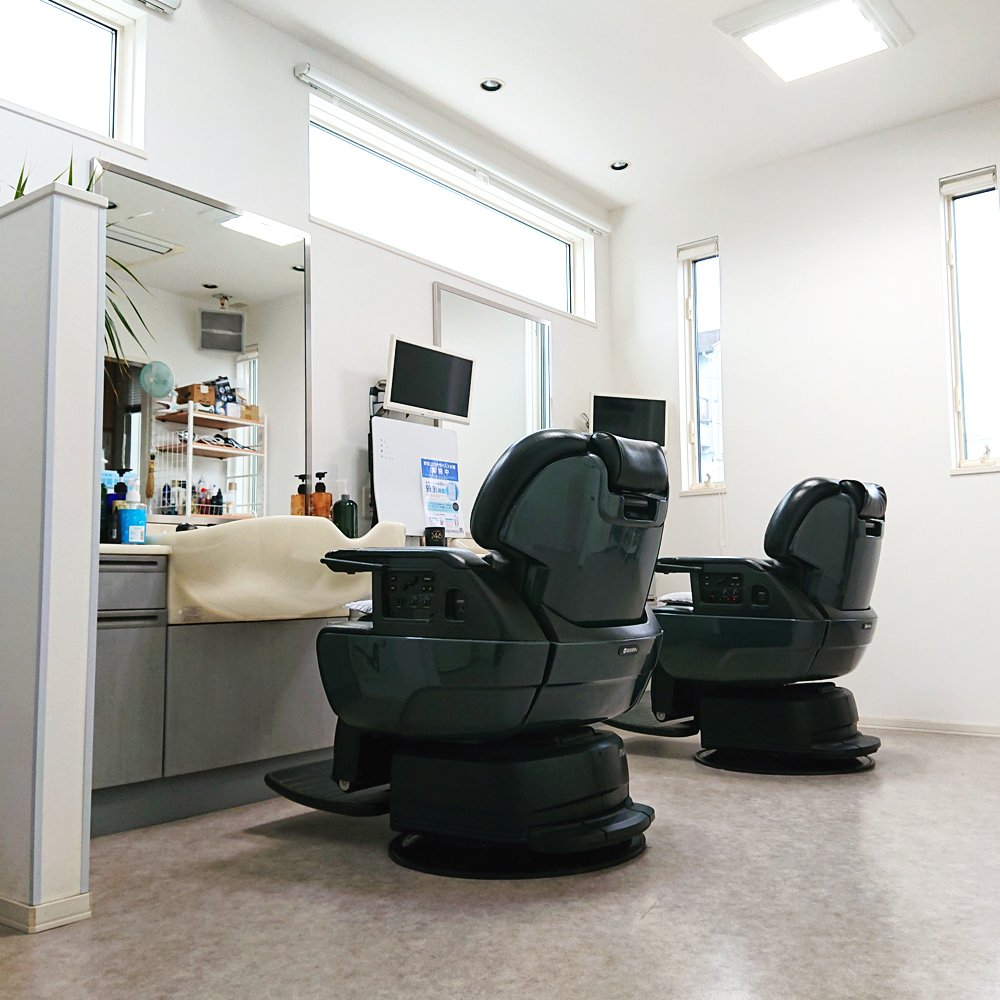 ニシデ ヘアーサロン風景